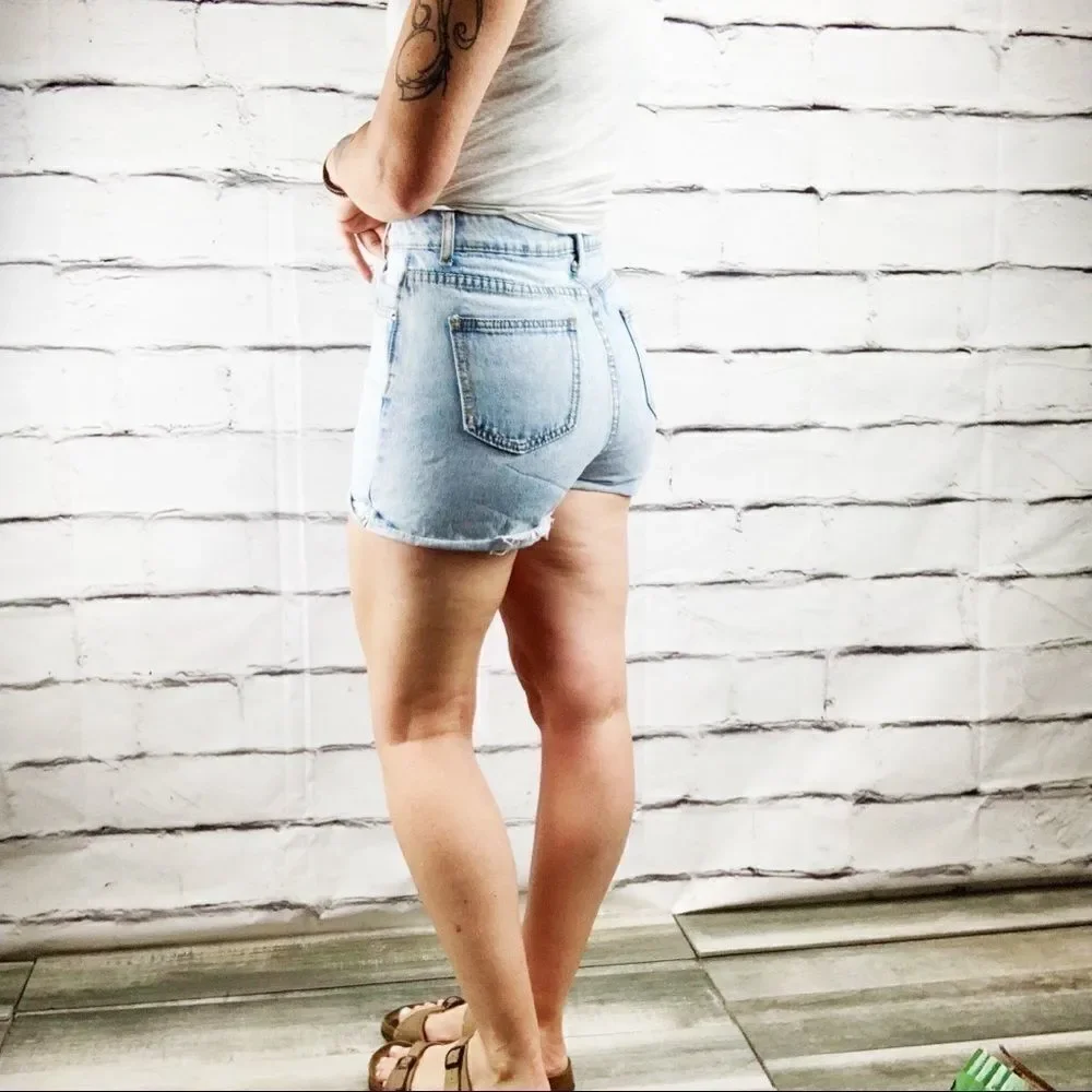 ‎Shein high rise mom shorts